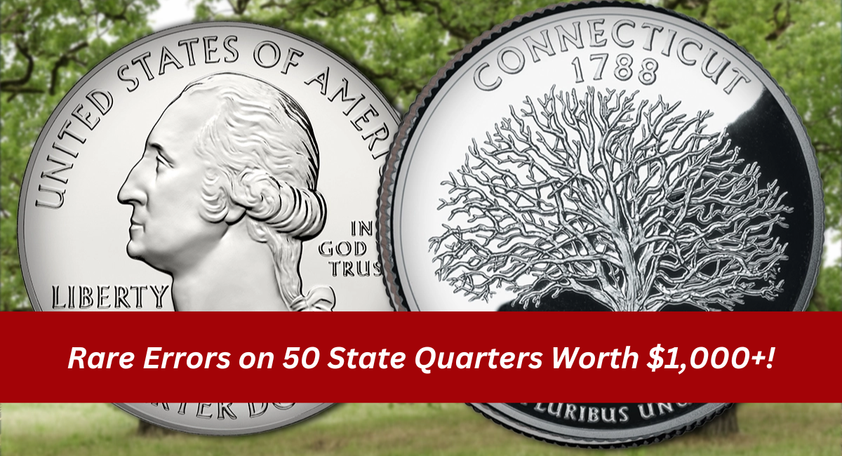 Rare Errors on 50 State Quarters Worth $1,000+!