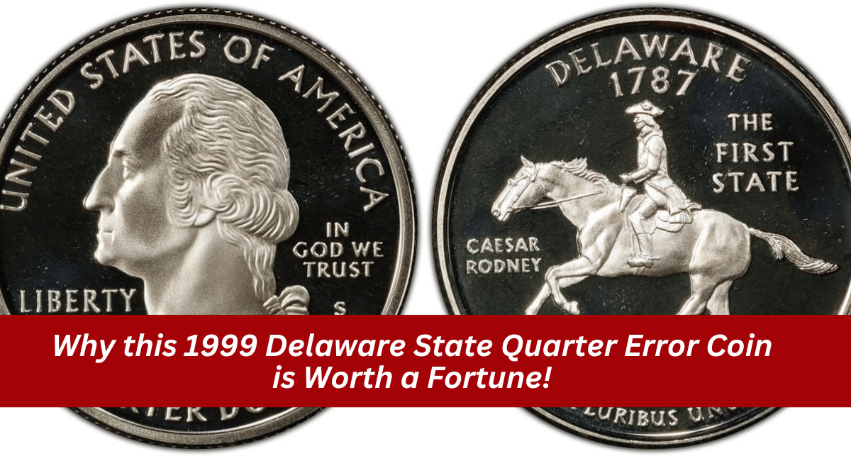 Why this 1999 Delaware State Quarter Error Coin is Worth a Fortune!