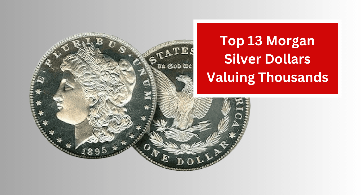 Top 13 Morgan Silver Dollars Valuing Thousands