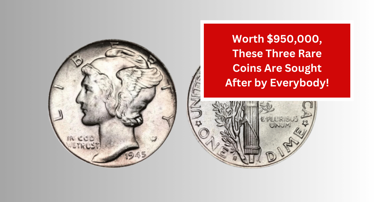 Worth $950,000, These Three Rare Coins Are Sought After by Everybody!