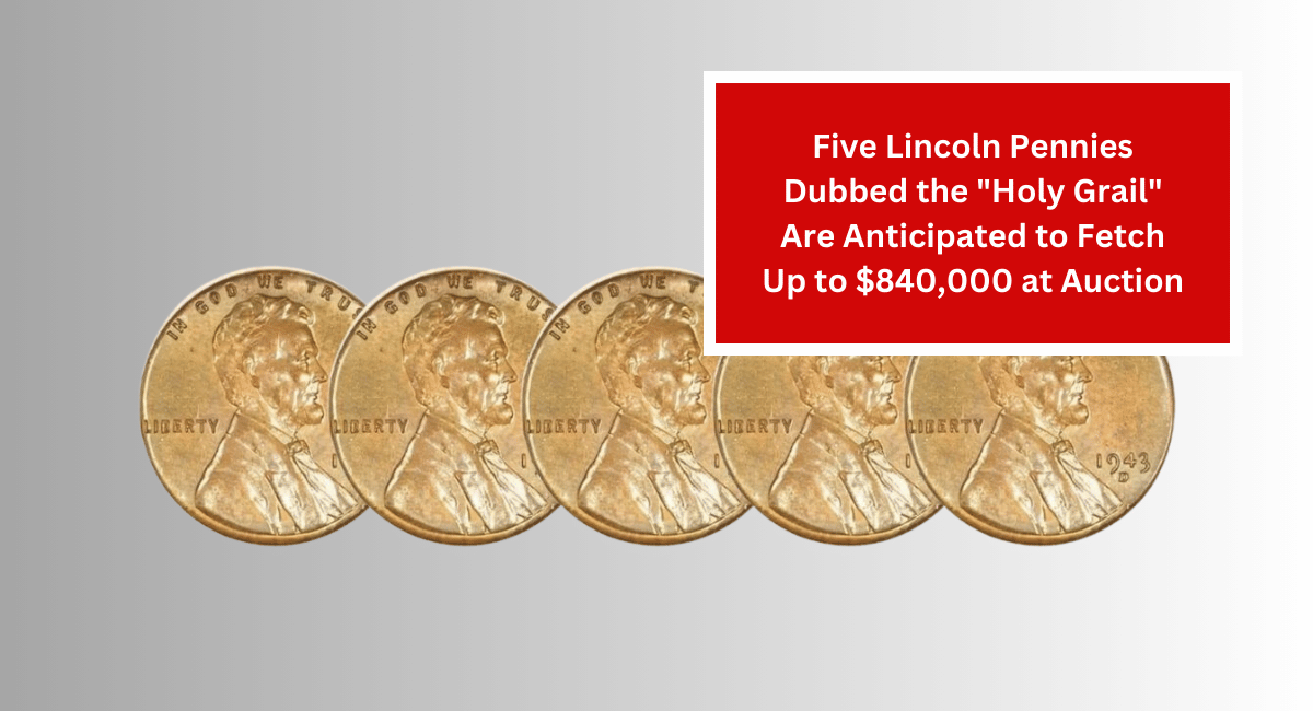 Five Lincoln Pennies Dubbed the “Holy Grail” Are Anticipated to Fetch Up to $840,000 at Auction