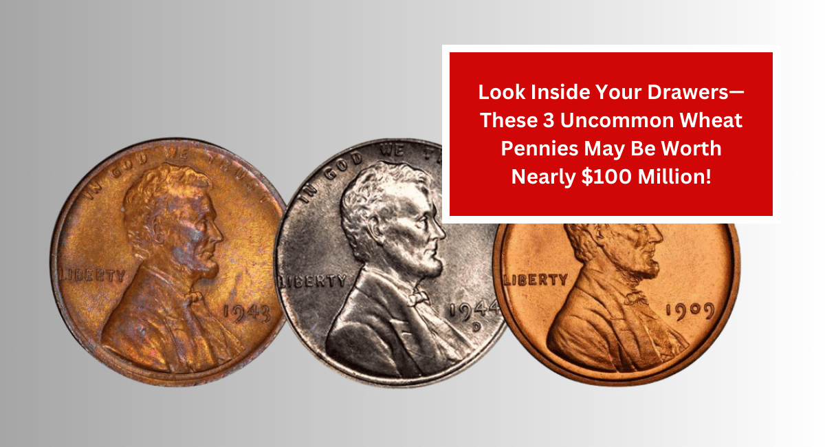 Look Inside Your Drawers—These 3 Uncommon Wheat Pennies May Be Worth Nearly $100 Million!